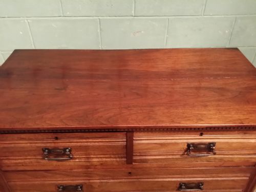 fig 2. Antique Edwardian Mahogany Chest of Drawers c1900