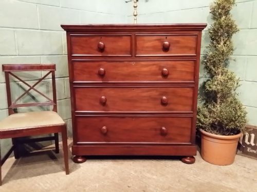 Antique Victorian Mahogany Chest of Drawers C1880