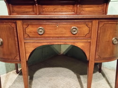 fig 1. Antique Edwardian Regency Style Mahogany Sideboard c1900