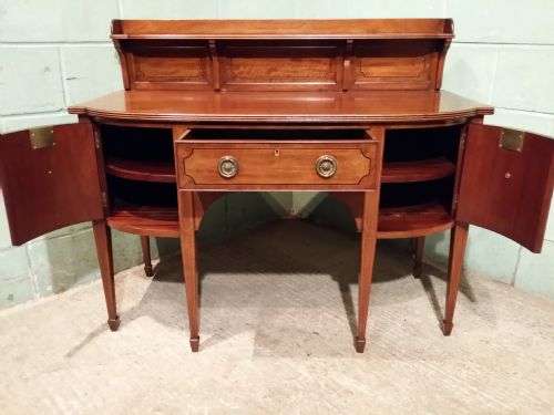 fig 2. Antique Edwardian Regency Style Mahogany Sideboard c1900