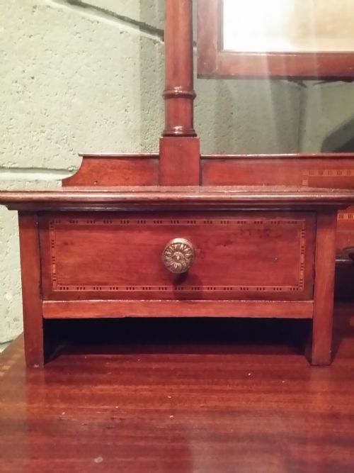 fig 2. Antique Edwardian Mahogany Dressing Chest c1900