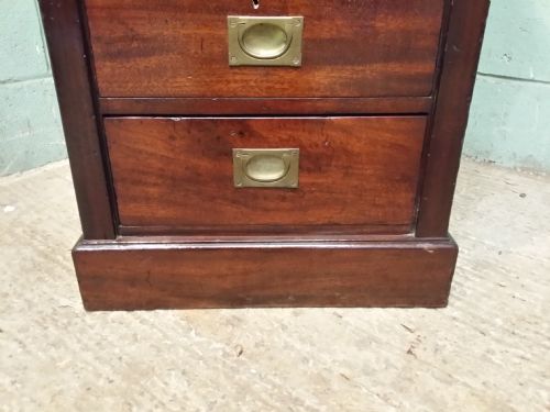 fig 2. Antique Victorian Mahogany Wellington Chest c1880
