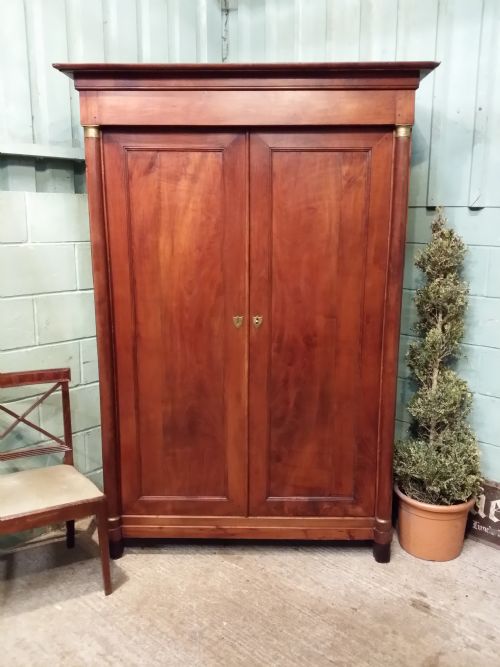 Antique French Fruitwood Armoire C1860