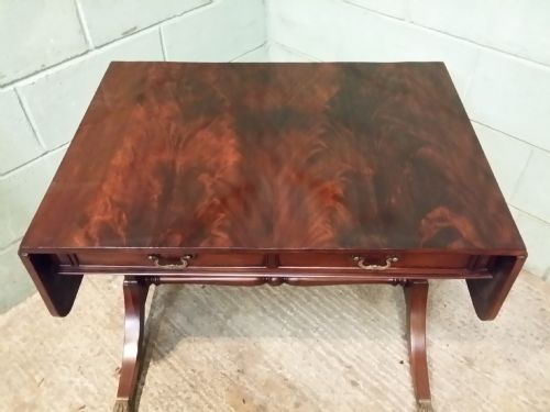 fig 2. Antique Edwardian Mahogany Sofa Table c1900