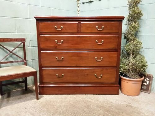 Antique Victorian Mahogany Chest of Drawers C1880