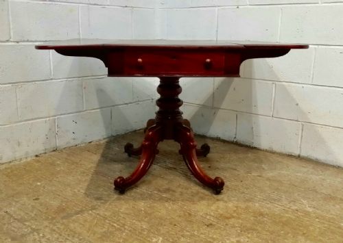 fig 2. ANTIQUE WILLIAM 1V MAHOGANY PEMBROKE TABLE C1830