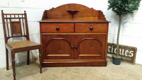 Antique Victorian Mahogany Washstand Cupboard C1880