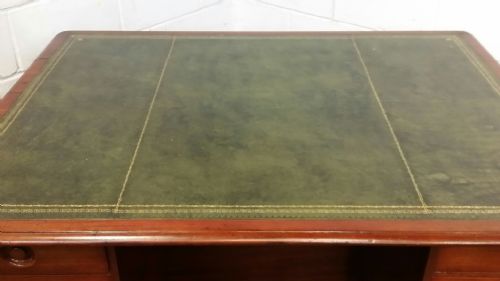 fig 1. ANTIQUE VICTORIAN MAHOGANY PARTNERS DESK C1880