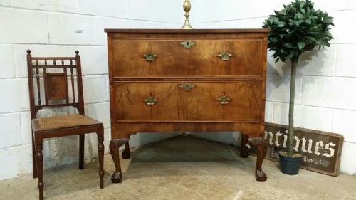 Antique Georgian Period Walnut Chest of Drawers C1760