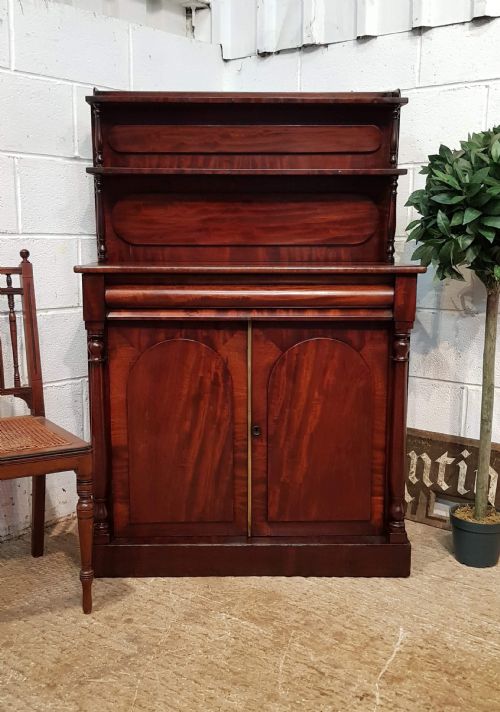 Antique Small William 1v Mahogany Chiffonier C1830