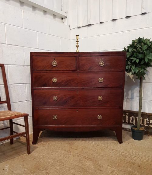Antique Regency Mahogany Chest of Drawers C1820