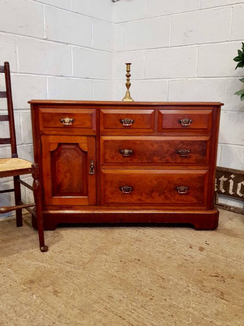 Antique Victorian Mahogany Washstand C1880