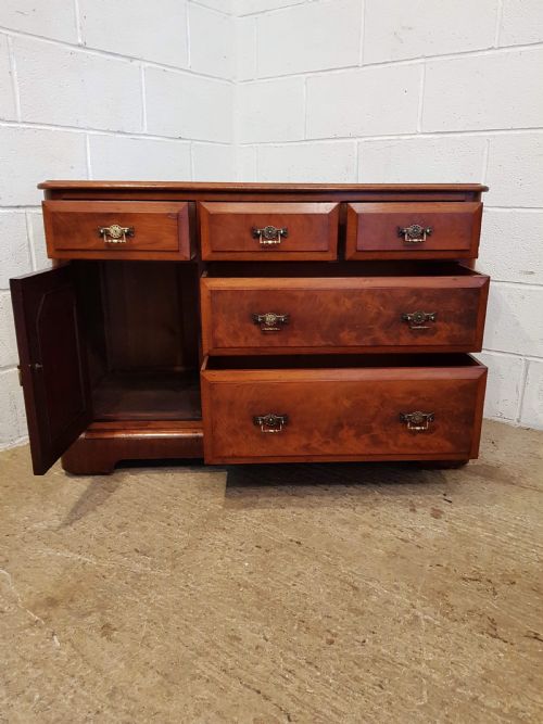 fig 2. ANTIQUE VICTORIAN MAHOGANY WASHSTAND C1880