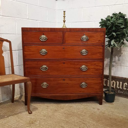 Antique Regency Mahogany Chest of Drawers C1820