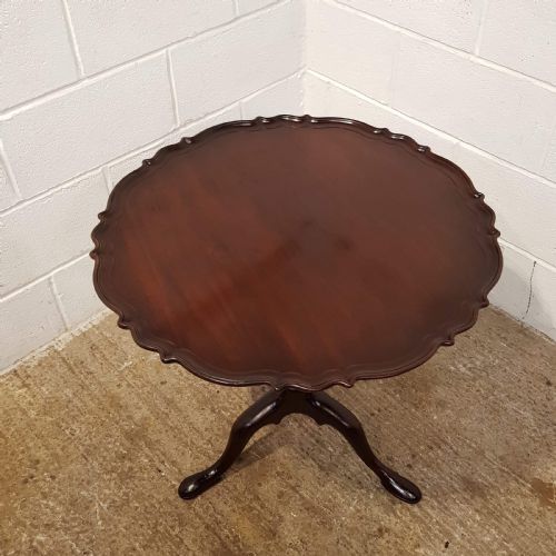 fig 2. ANTIQUE REGENCY MAHOGANY TILT TOP TRIPOD TABLE C1820