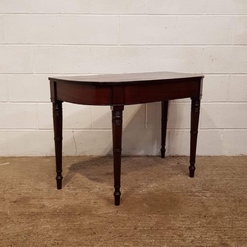 fig 2. ANTIQUE REGENCY MAHOGANY ‘ D ‘ END SIDE TABLE c1820