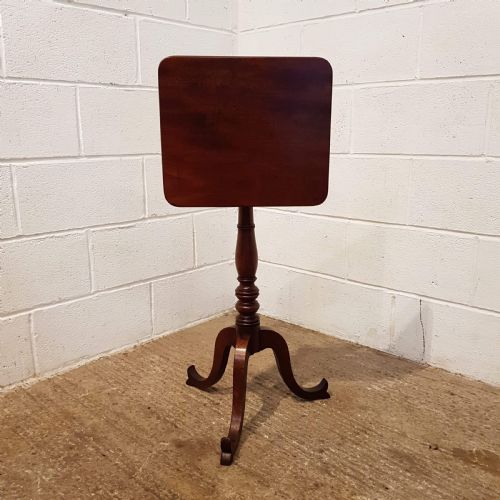 Antique Regency Mahogany Tilt Top Occasional Table C1820