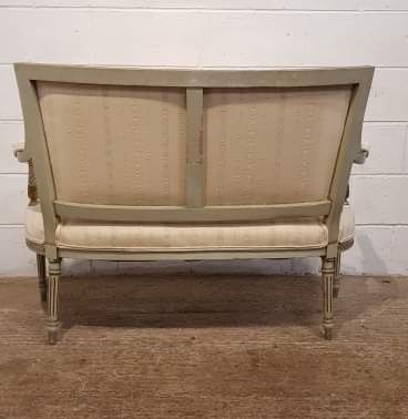 fig 3. ANTIQUE FRENCH EMPIRE PAINTED SALON SUITE C1900