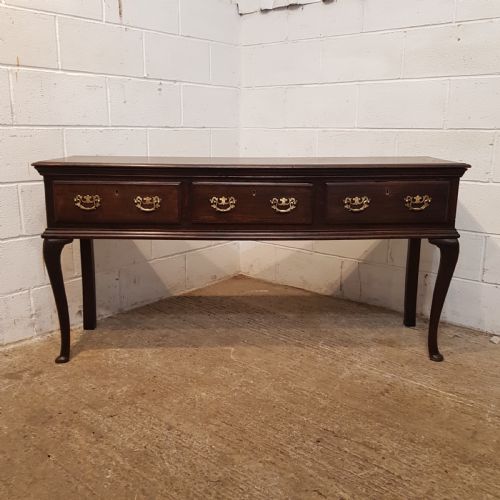 fig 1. ANTIQUE 18TH CENTURY GEORGIAN PERIOD OAK DRESSER BASE C1780