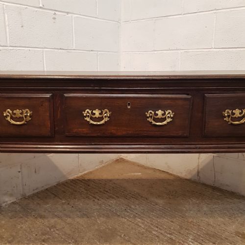 fig 2. ANTIQUE 18TH CENTURY GEORGIAN PERIOD OAK DRESSER BASE C1780