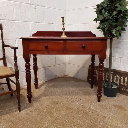 Antique Victorian Mahogany Side Table C1880
