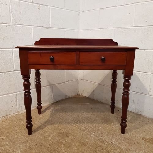 fig 1. ANTIQUE VICTORIAN MAHOGANY SIDE TABLE C1880