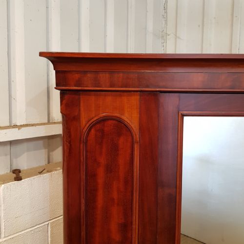 fig 2. ANTIQUE VICTORIAN MAHOGANY WARDROBE C1880