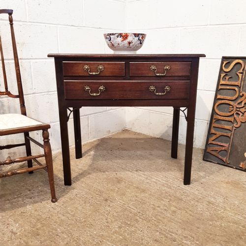 Antique 18th Century Mahogany Low Boy Table C1780