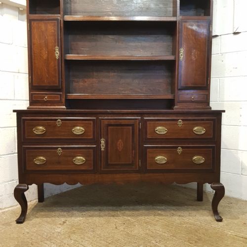 fig 1. ANTIQUE 18TH CENTURY PERIOD COUNTRY OAK DRESSER C1780