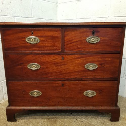 fig 2. ANTIQUE 18TH CENTURY MAHOGANY CHEST OF DRAWERS C1780