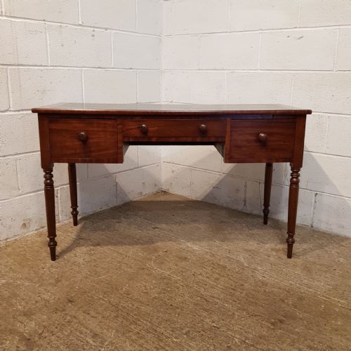 fig 2. ANTIQUE EARLY VICTORIAN MAHOGANY WRITING TABLE C1840