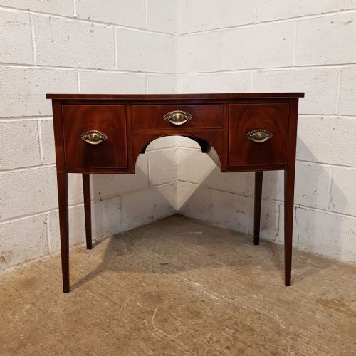 fig 1. ANTIQUE SMALL REGENCY MAHOGANY SERVER SIDEBOARD C1820