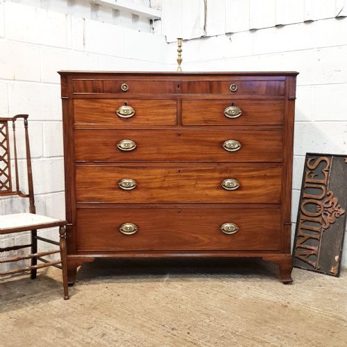 Antique Georgian Regency Mahogany Chest of Drawers C1820
