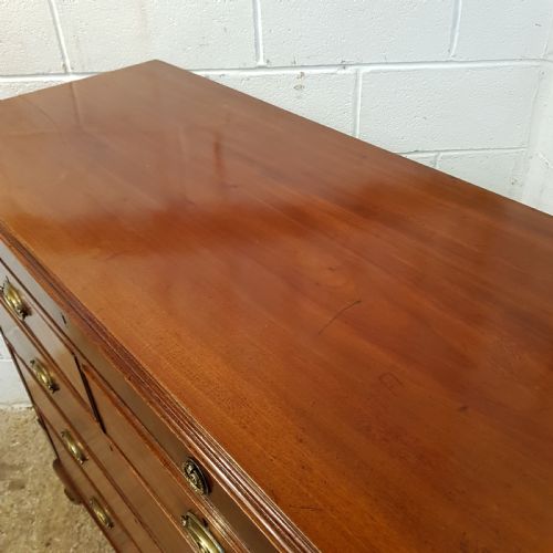 fig 2. ANTIQUE GEORGIAN REGENCY MAHOGANY CHEST OF DRAWERS C1820