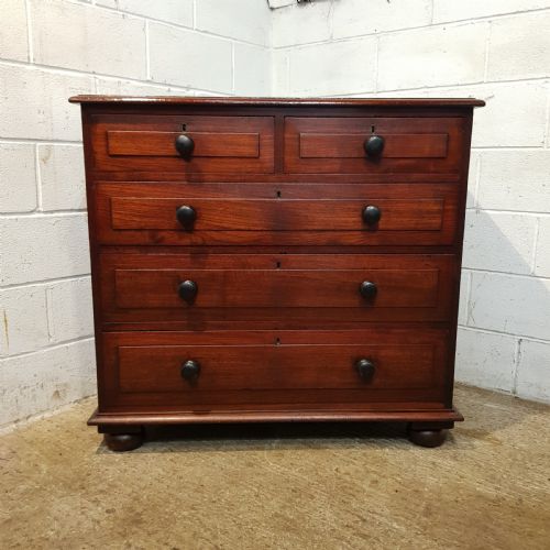 fig 2. ANYIQUE VICTORIAN MAHOGANY SCOTTISH CHEST OF DRAWERS C1870