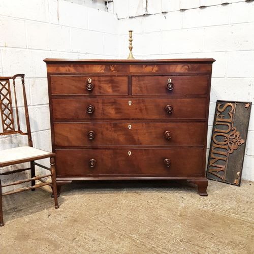 Antique Regency Mahogany Chest of Drawers C1820