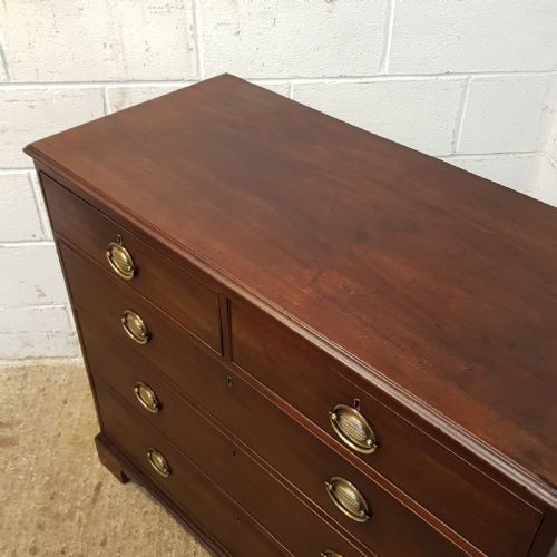 fig 2. ANTIQUE GEORGIAN REGENCY MAHOGANY CHEST OF DRAWERS C1800