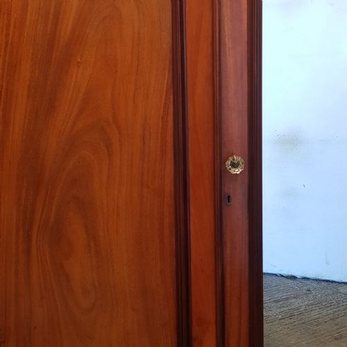 fig 2. ANTIQUE VICTORIAN MAHOGANY TRIPLE WARDROBE COMPACTUM C1880