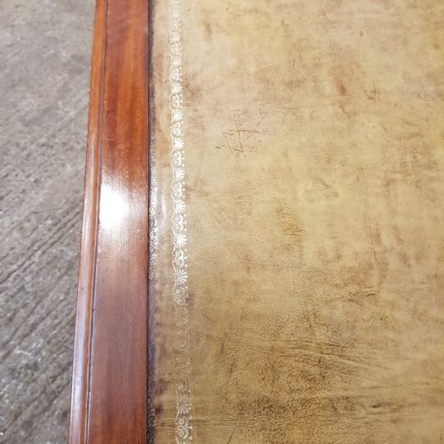 fig 1. ANTIQUE EDWARDIAN MAHOGANY LEATHER TOPPED TWIN PEDESTAL DESK 1900