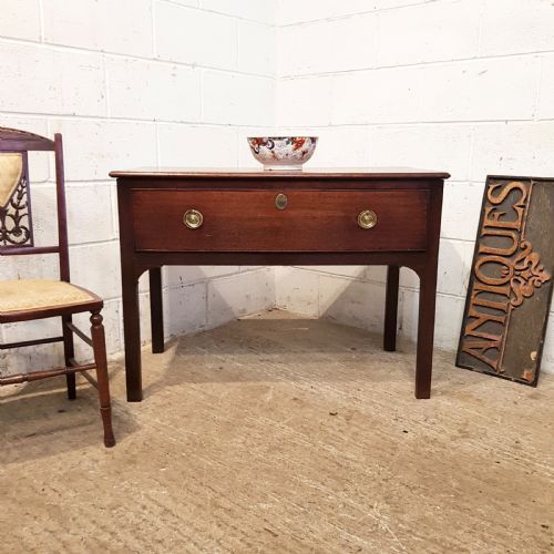 Antique 18th Century Period Mahogany Side Table C1780