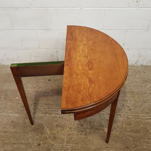 fig 2. ANTIQUE REGENCY SATINWOOD FOLD OVER. ARD TABLE C1820