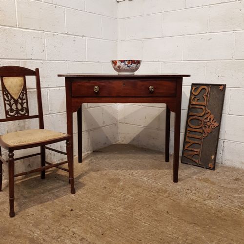 Antique 18th Century Mahogany Side Table C1780