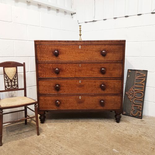 Antique Victorian Mahogany Secretaire Chest C1860
