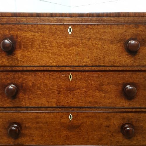 fig 1. ANTIQUE VICTORIAN MAHOGANY SECRETAIRE CHEST c1860
