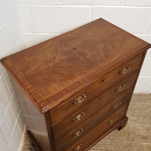 fig 1. ANTIQUE 18TH CENTURY MAHIGA Y DWARF CHEST OF DRAWERS C1780