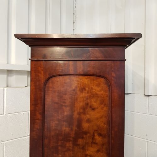 fig 2. ANTIQUE VICTORIAN PAIR MAHOGANY SENTRY BOX WARDROBES C1880