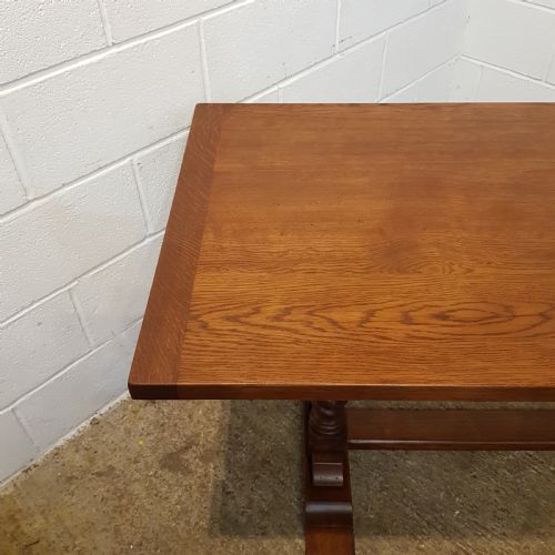 fig 1. ANTIQUE OAK REFECTORY DINING TABLE C1920