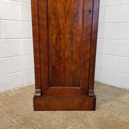 fig 2. ANTIQUE PAIR VICTORIAN MAHOGANY SENTRY WARDROBES C1880