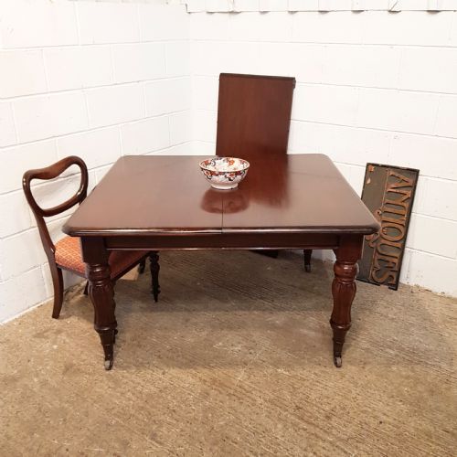 Antique  Victorian Mahogany Extending Dining Table C1880