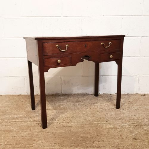 fig 1. ANTIQUE 18TH CENTURY MAHOGANY LOWBOY C1780